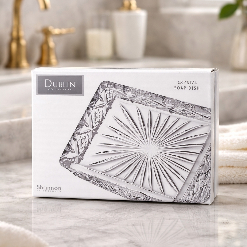 Shannon Dublin Collection Crystal Soap Dish – New in Box